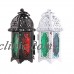 Wrought Iron Hanging Lantern Tealight Candle Holder Candlestick Yard Patio Decor   202352689413